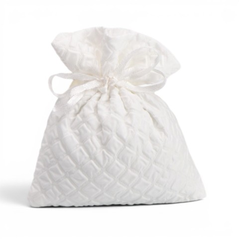 SACCHETTO TRAPUNTATO WHITE H12